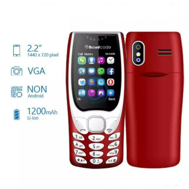 Brandcode B8250 Dual Sim Camera Fm Radio Garansi Resmi Shopee Indonesia