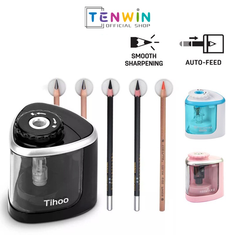 

Tenwin 8005 - Rautan Pensil Listrik Otomatis Baterai Rautan Pensil Rotary Untuk Alat Tulis Pensil 6-8mm