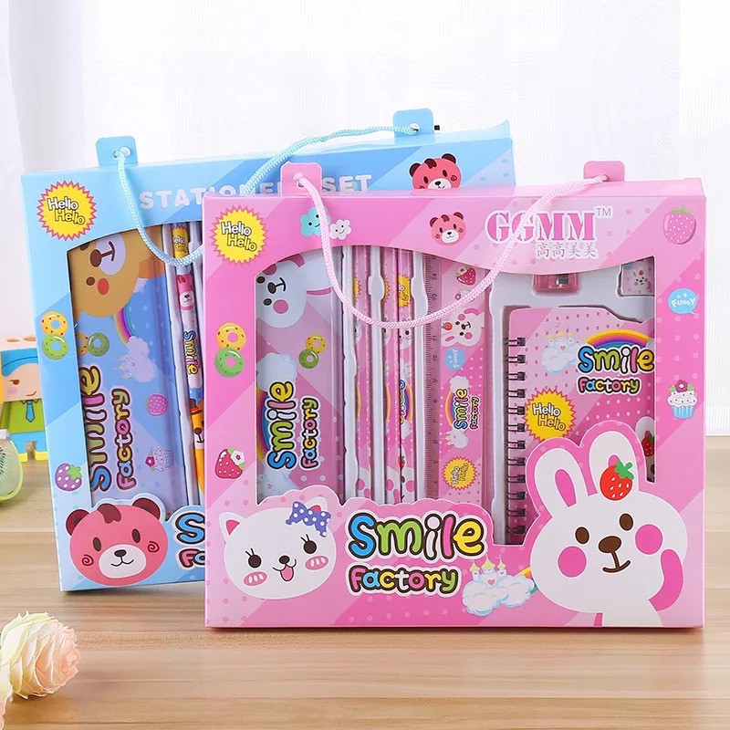 

SMILE Pensil Set Lengkap Alat Tulis Anak 8 In 1 Set Alat Tulis Anak Sekolah SF-003