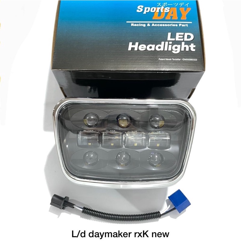DAYMAKER 10LED SUPER TERANG LAMPU DEPAN RX KING SCORPIO LAMA STEKO