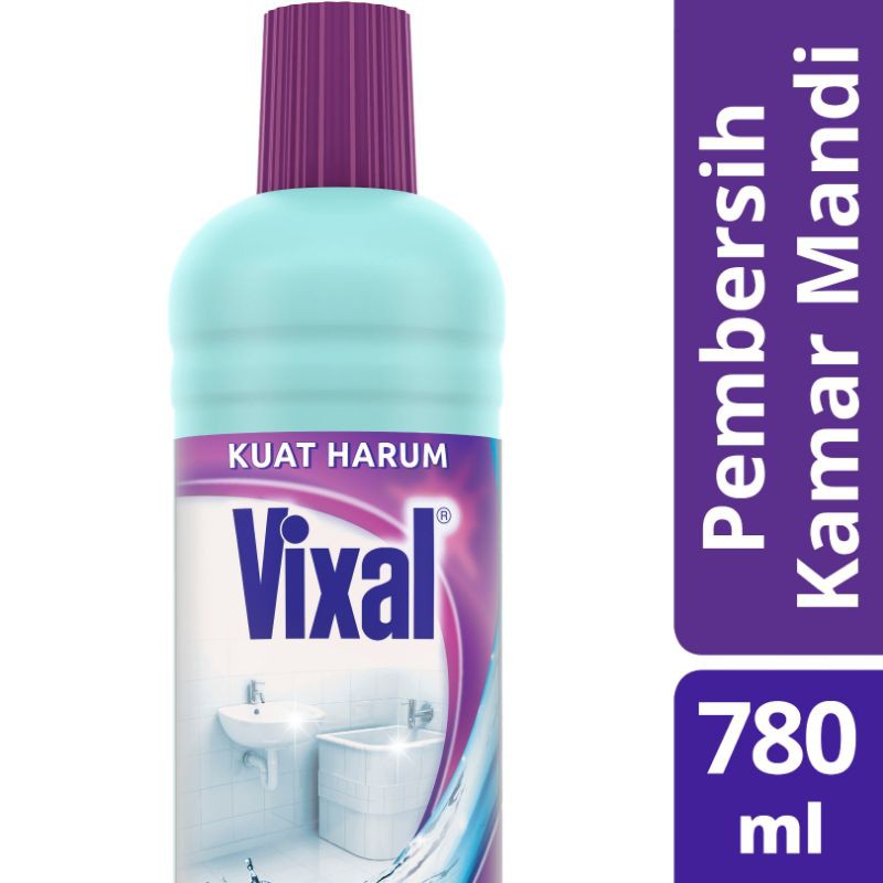 Vixal Pembersih Porselen Kamar Mandi Kuat Harum 780Ml- Toilet Bau, Pembersih Toilet