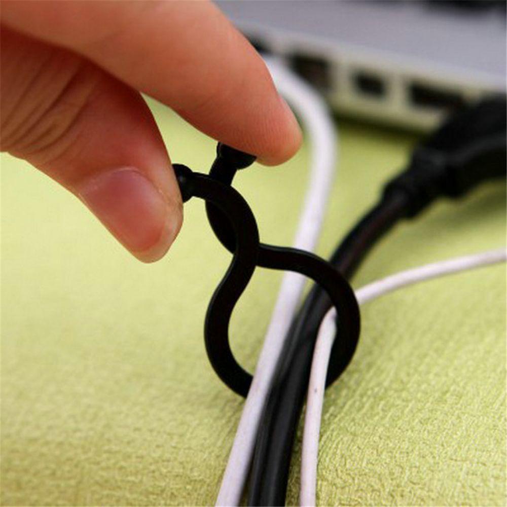 POPULAR Populer 20/30pcs Cable Organizer Fastener Holder Earphone Cord Bungkus Benang Twist Tie