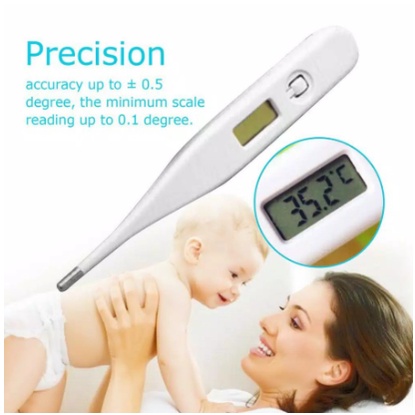 Termometer Digital Alat Pengukur Suhu Badan Thermometer LCD Standard