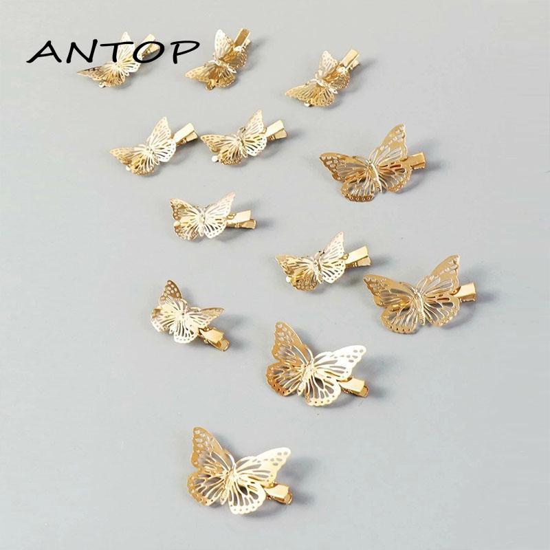 Jepit Rambut Model Butterfly Hollow Untuk Wanita