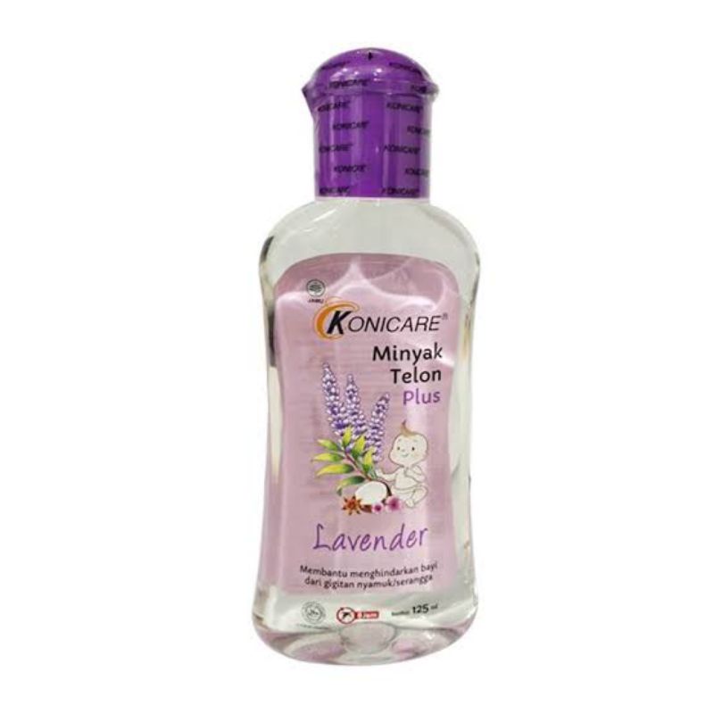 ORIGINAL KONICARE MINYAK TELON PLUS 125 ML LAVENDER MINYAK ANTI NYAMUK