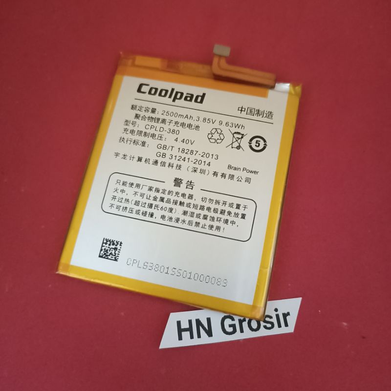 Baterai Batre Coolpad A8 CPLD-380 Sky 3 E502 cpld380 battery hp