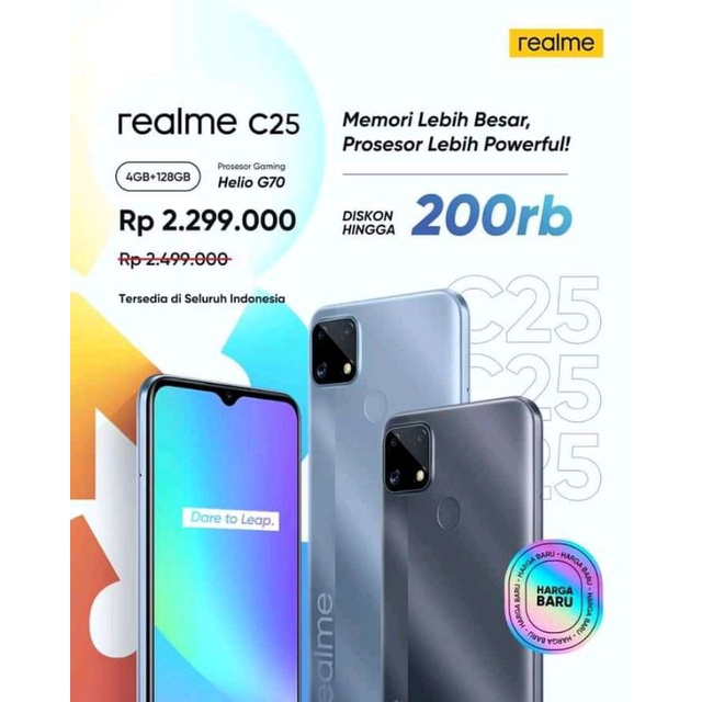 Realme C25 Ram 4/128