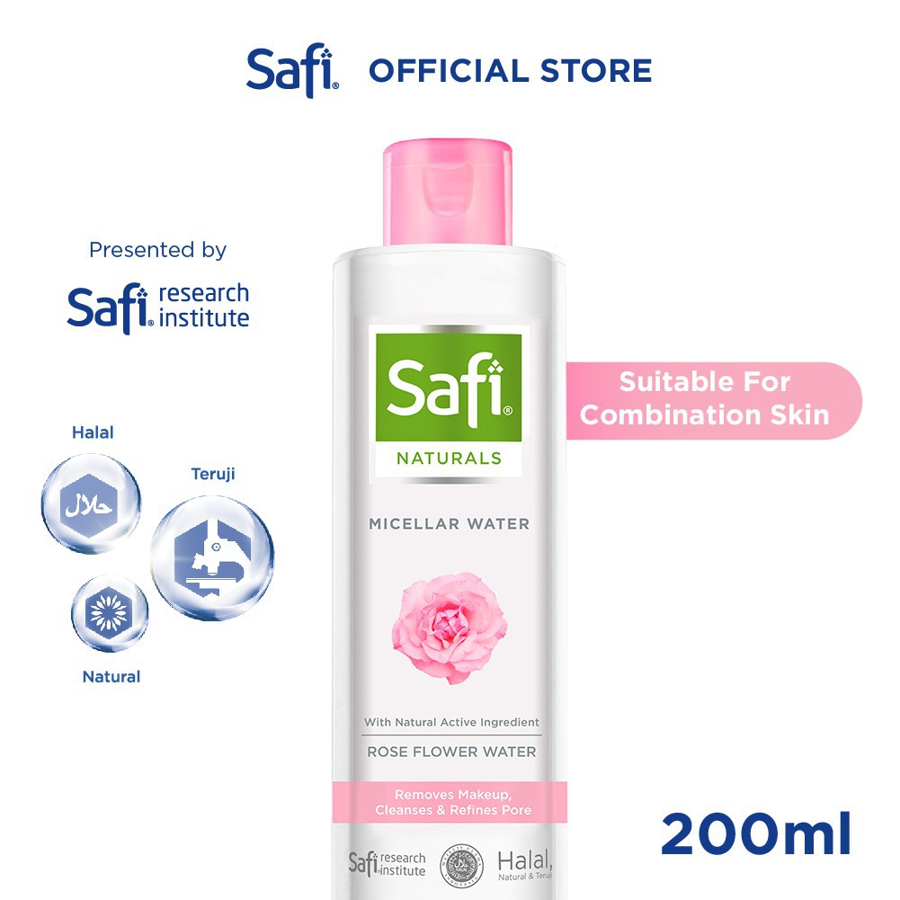 SAFI MICELLAR WATER ROSE FLOWER WATER 200ML