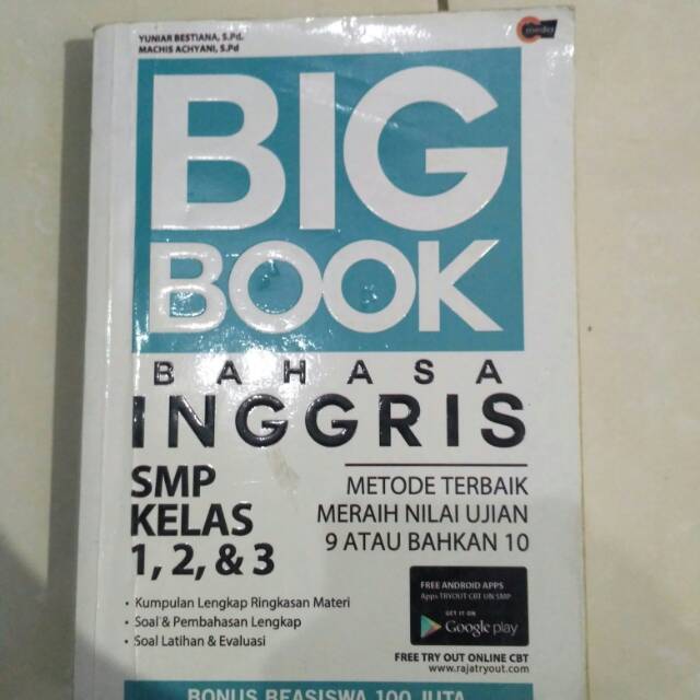 Buku big book bahasa Inggris smp