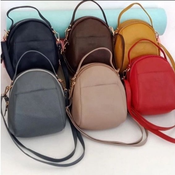 Tas punggung cewek tas kulit cewek murah tas kulit asli garut Sukaregang