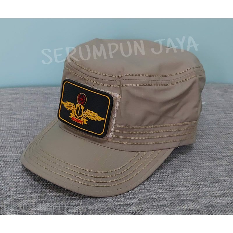 TOPI KOMANDO SECURITY WINGS - TOPI KOMANDO SECURITY WINGS VELCRO KREM 2 PATCH