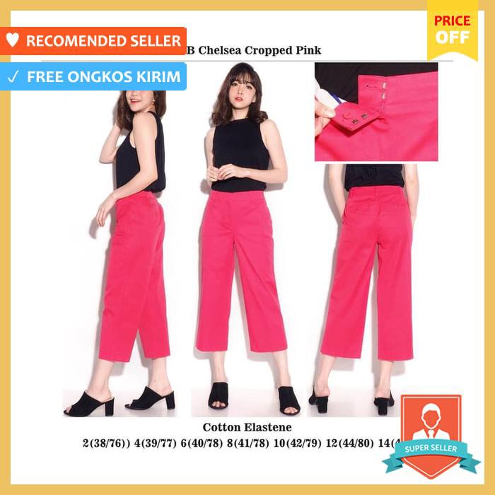 Talbot Chelsea Cropped Pants Celana Panjang Branded Murah Pink