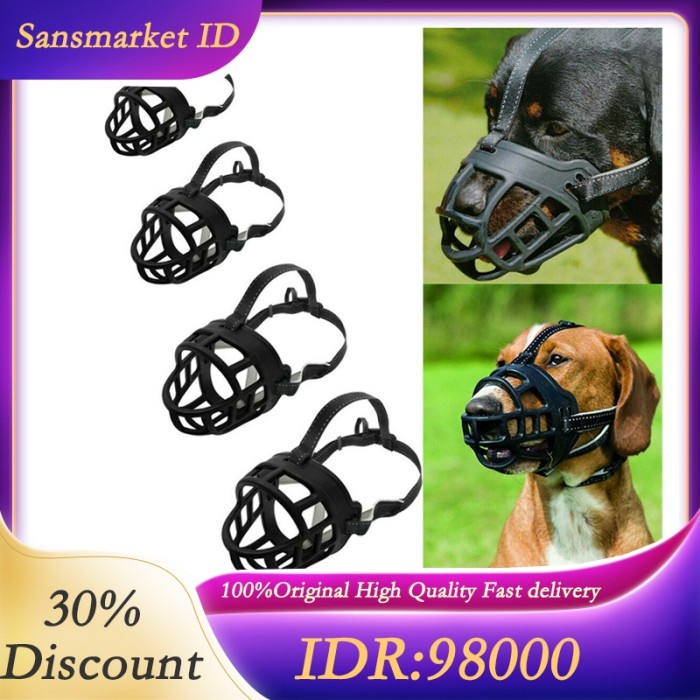 Household Dog Muzzle Anti Bite Pet Muzzle Tool S Shopee Indonesia