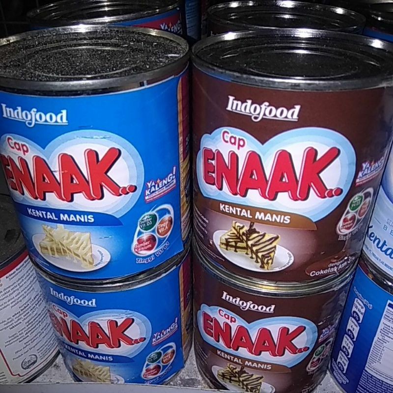 

cap Enaak susu kental manis 370gr kaleng