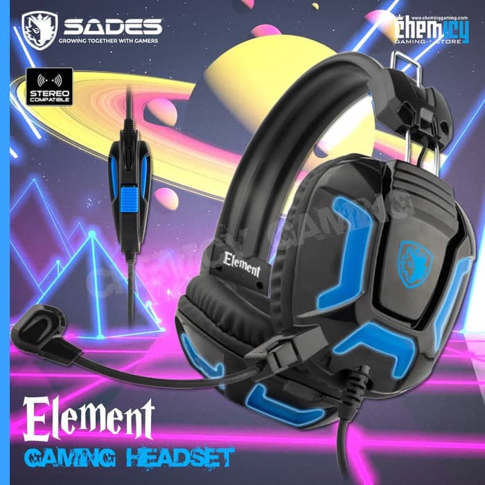 Sades Element Stereo Gaming Headset