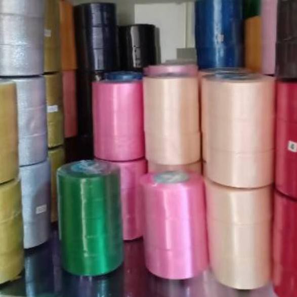 

[LANGSUNG DARI PABRIK] Pita Satin 1 inch per 1 roll 25yard