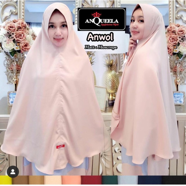 ANQUEELA | Khimar ANWOL JUMBO Moscrepe