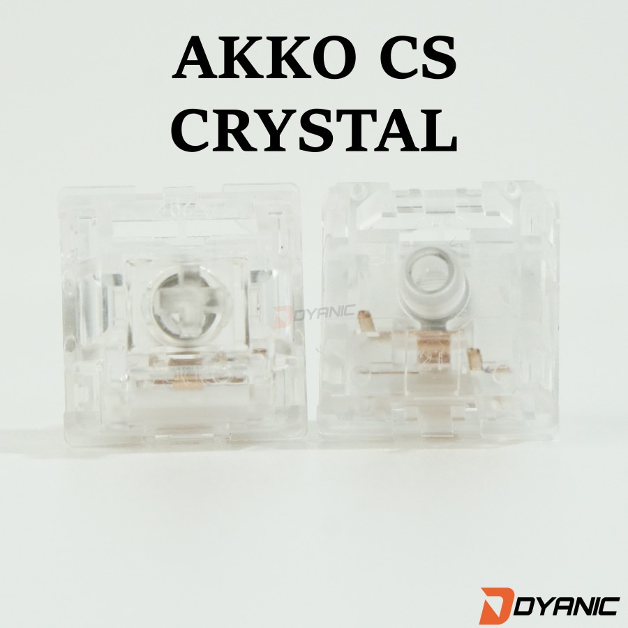 AKKO CS CRYSTAL MECHANICAL SWITCH ( Linear - Plate Mount )