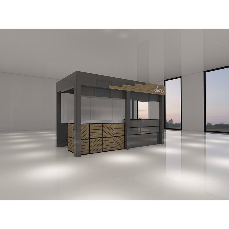 Jasa Design Interior - Design n built Kios / Caffe / Toko (Kitchen Set)