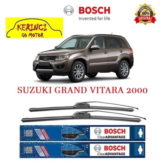 WIPER BOSCH CLEAR ADVANTAGE SUZUKI GRAND VITARA 2000 19&quot; &amp; 19&quot; SET