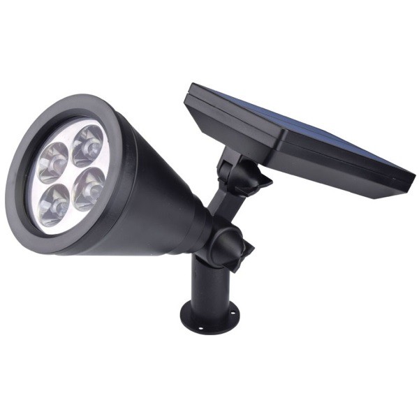 SL-50A - 200 Lumens Waterproof Solar 4 LED Outdoor Garden Spotlight