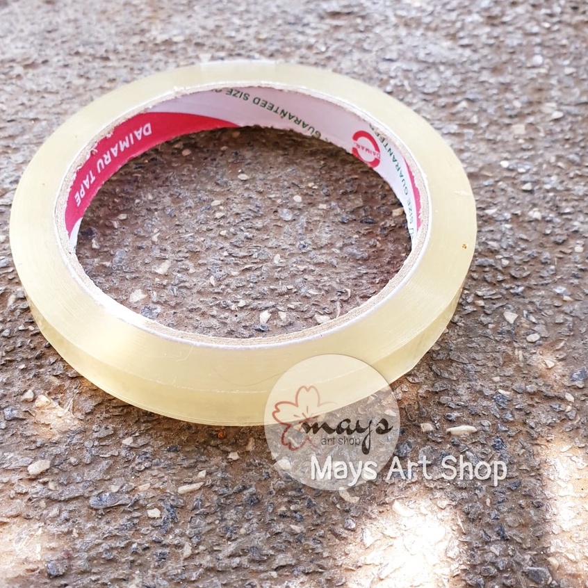 

Selotip Bening - Isolasi Solasi Solatip Transparan Lakban Nachi Tape 12 mm x 72 yards per roll Transparant