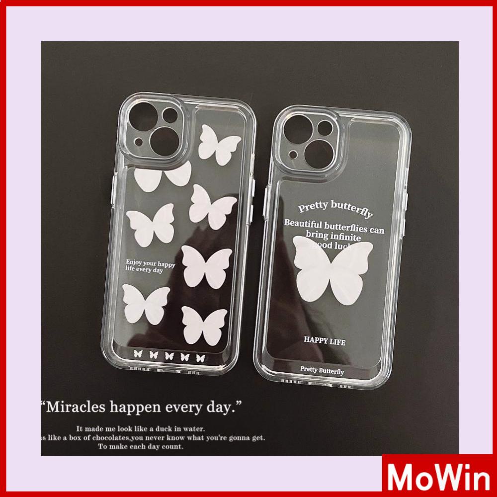 iPhone Case Silicone Soft Case Shockproof Camera Full Coverage Protection Plating Button Cute Butterfly Compatible For iPhone 11 iPhone 13 Pro Max iPhone 12 Pro Max iPhone 7 Plus