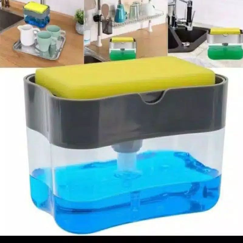 DISPENSER TEMPAT SABUN CUCI PIRING ± SPON CUCI PIRING