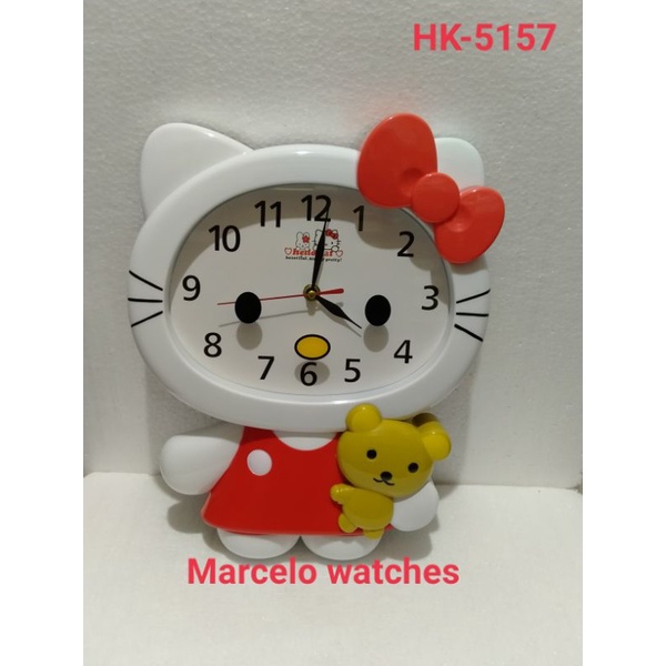 jam dinding karakter hello Kitty