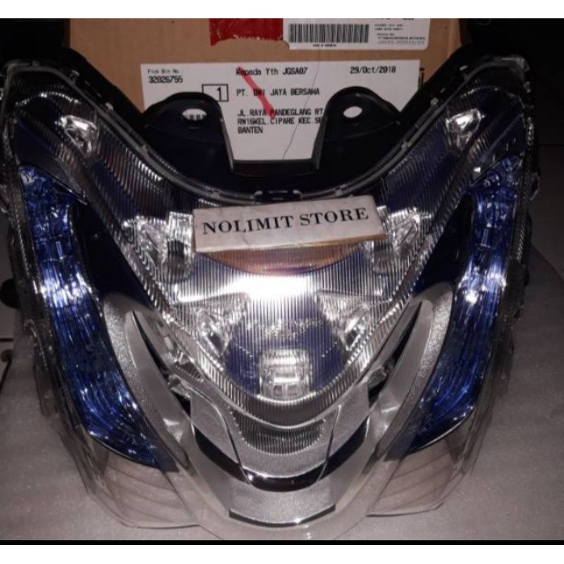 Reflektor - lampu depan yamaha mio s assy asli