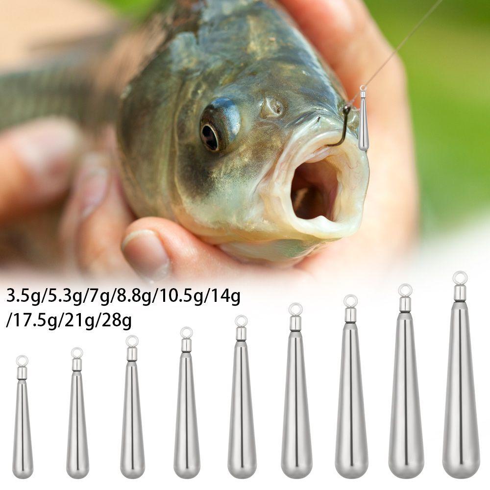 Preva Memancing Tungsten Jatuh Kualitas Tinggi Quick Release Casting Tambahan Berat Pengait Konektor