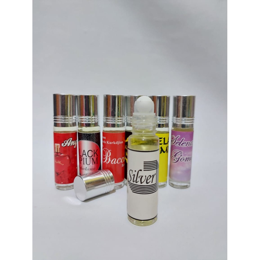 (6 ML) PARFUM BIBIT ROLL ON NON ALKOHOL MODEL ALREHAB 6 ML. KUALITAS TERBAIK HARGA TERMURAH. AROMA BANYAK PILIHAN.