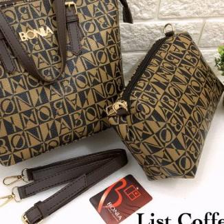 BIG SALE  TAS WANITA TOTE BAG BONIA 2in1 GOGO BONIA SUPER QUALITY SELEMPANG IMPORT BATAM