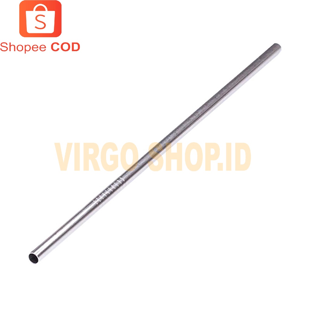 Sedotan Stainless / Straw Sedotan Lurus Anti Karat Stainless / Sedotan / Stainless Straw / Sedotan Stainles