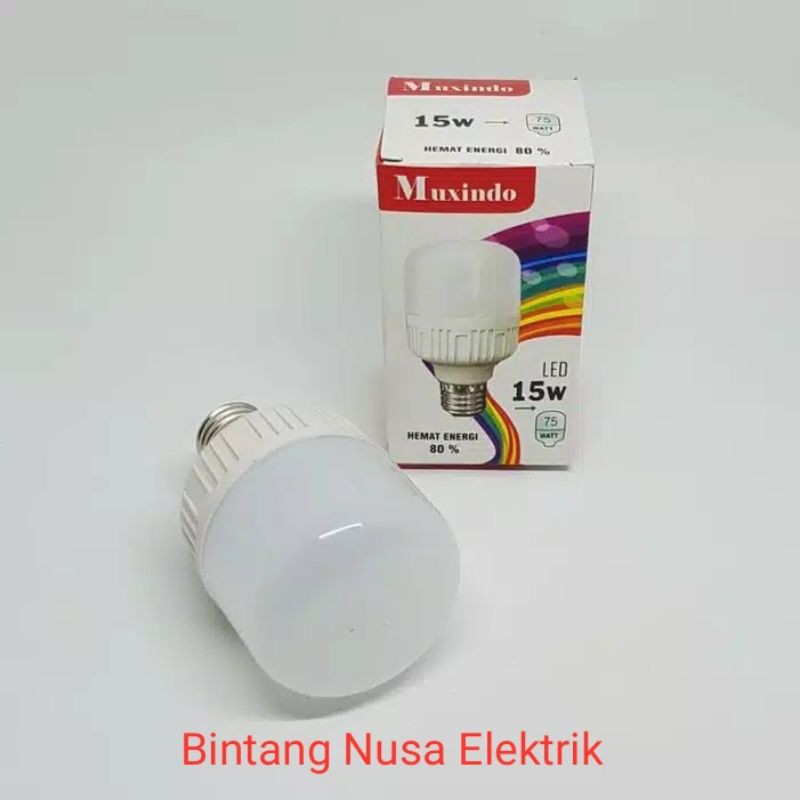 Muxindo Lampu LED 15 Watt/ LED Hemat 15 Watt/ Lampu LED Hemat Energi 15 Watt/ Lampu Murah 15 Watt/ Lampu Dop Hemat Energi 15 Watt