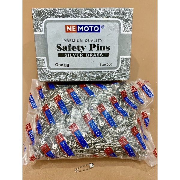 PENITI KECIL NEMOTO MADE IN KOREA ISI 100 PCS / Peniti Stainless Steel Anti Karat