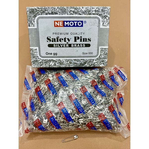 PENITI KECIL NEMOTO Made In Korea / Peniti Kecil Stainless Steel Anti Karat / Peniti Perbox Isi 1700