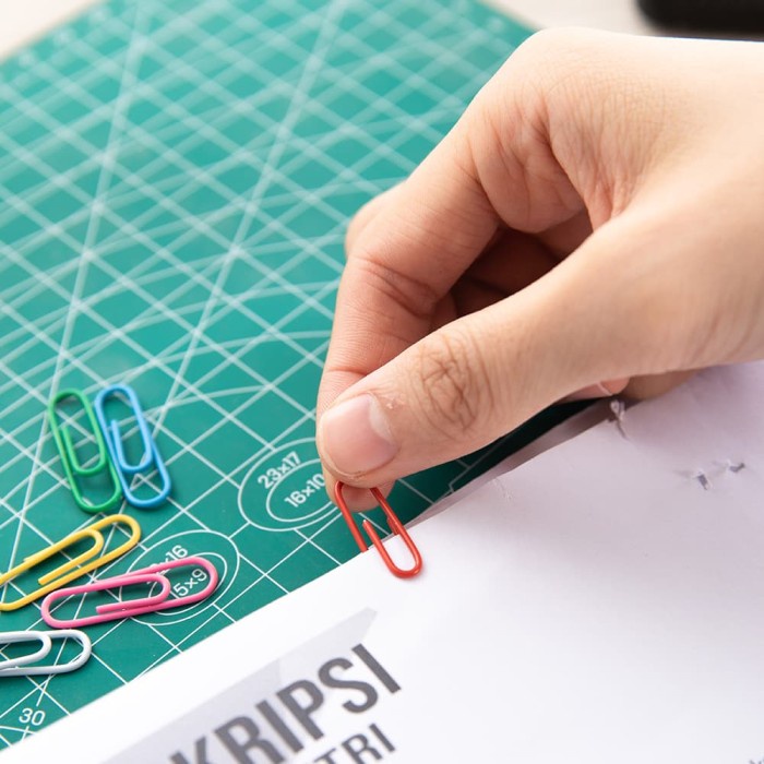 

PEREKAT-PENGIKAT- DELI E0024 OFFICE CONSUMABLE/PAPER KLIP-COLOR PAPER CLIPS 29MM -PENGIKAT-PEREKAT.