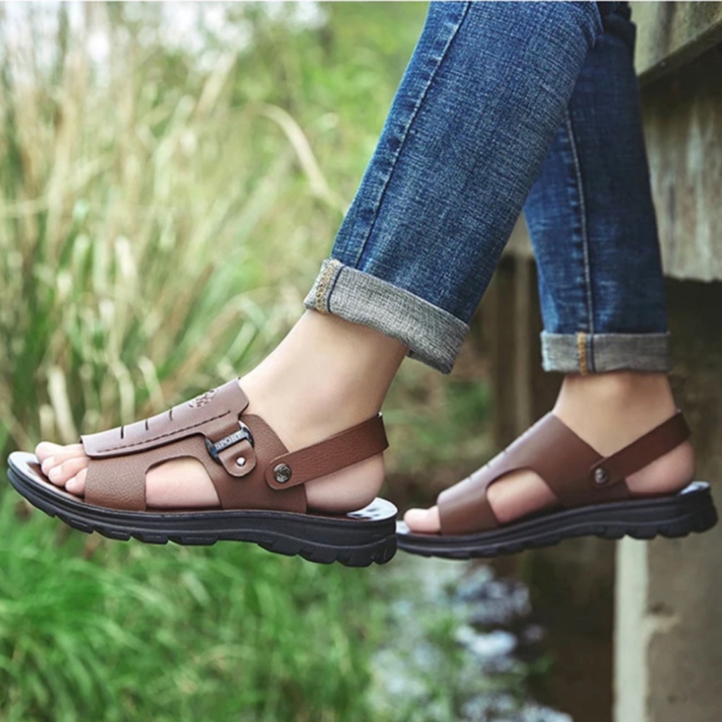 LUTTON - sandal pria casual - SANDAL PRIA LT 400