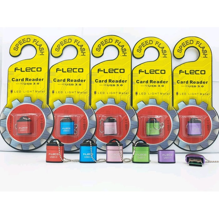 [BARU] Card reader fleco micro mini metal plus 3.0