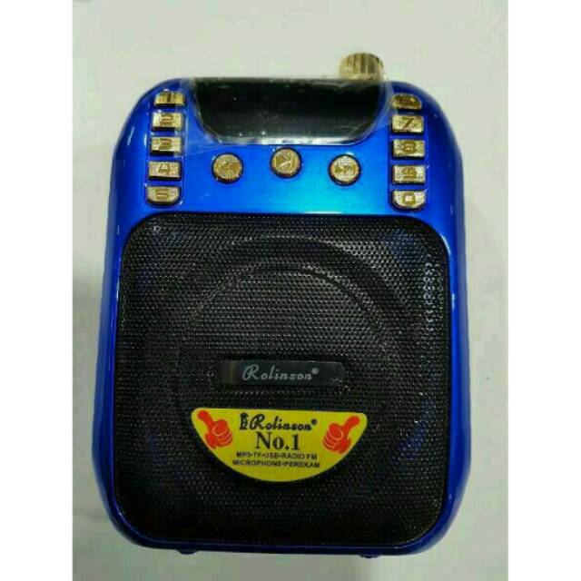 Speaker Radio Mickrofon Mp3 Player