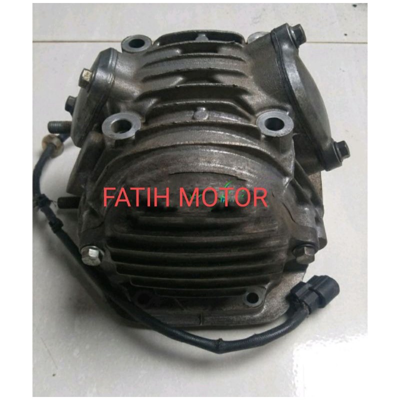 Blok Cylinder Kop head Supra x 125 fi Silinder head Hlem-in fi Original(bekas pls isian