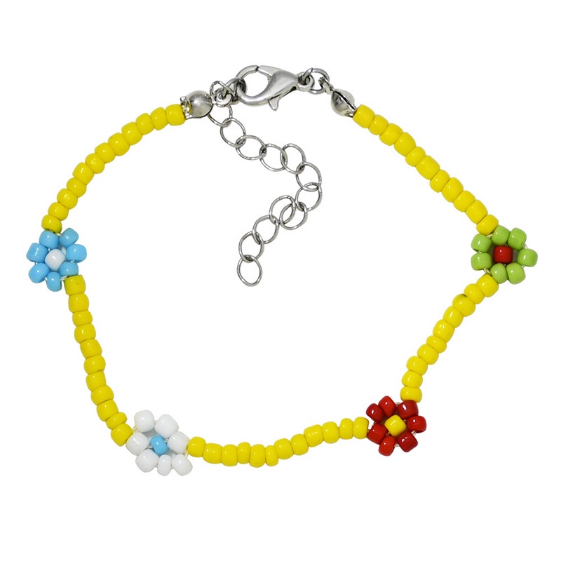 Gelang Manik-Manik Bunga Daisy Gaya Korea