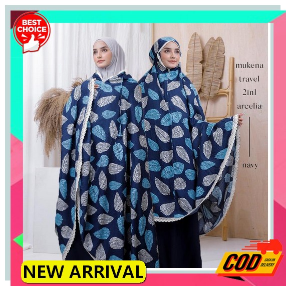 Mukena Mukenah Telekung Kringkel Cringkel Non Karet Tanpa Karet Kepala Motif Bunga Simpel Elegan Muk