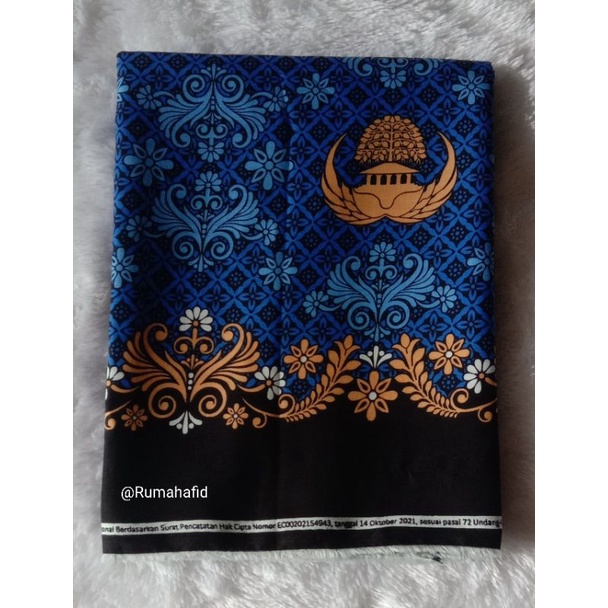 Kain batik KORPRI  sutra permeter