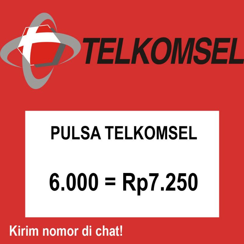 Pulsa Telkomsel (Simpati, Kartu As) 6k