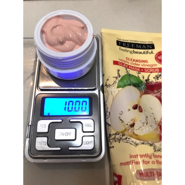 Freeman Mask Share in Jar 10gr Apple Cider Golden Grain Charcoal Mud Lemon Green Tea