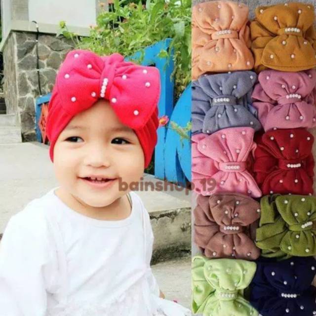 TURBAN BAYI ANGELA - Turban Anak - Turban Bayi