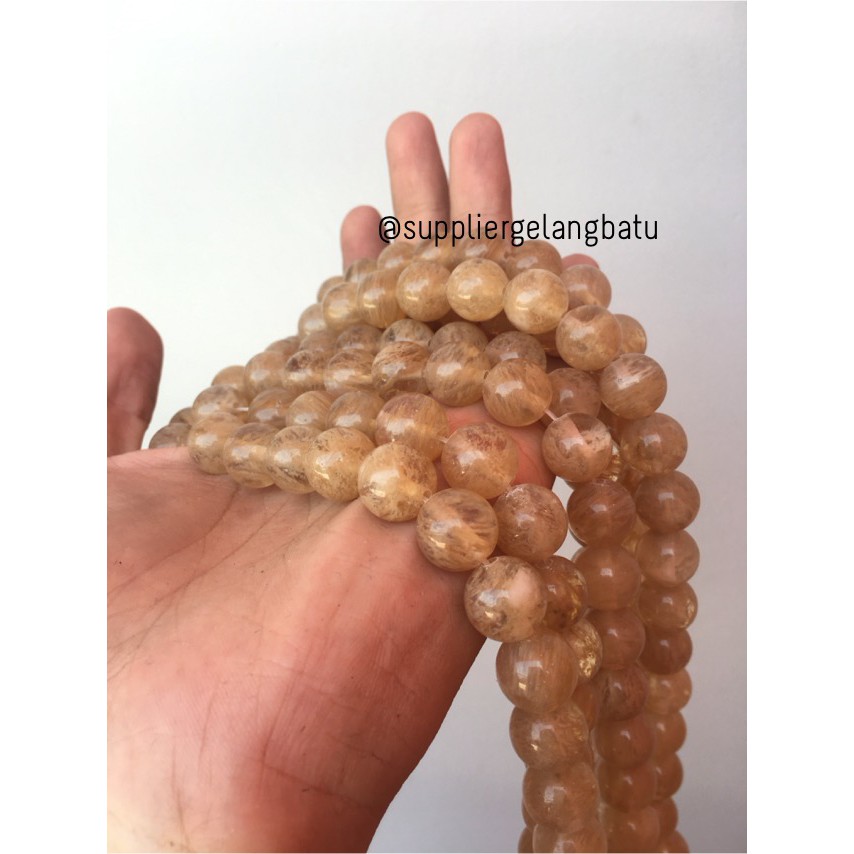 natural batu CITRINE kuning 12mm kristal yellow citrin media kesehatan aksesoris supplier kerajinan