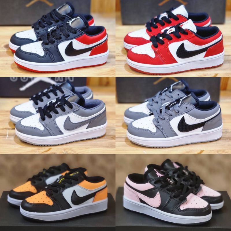 SEPATU IMPORT ANAK NIKE JORDAN LOW TERLARIS25-35